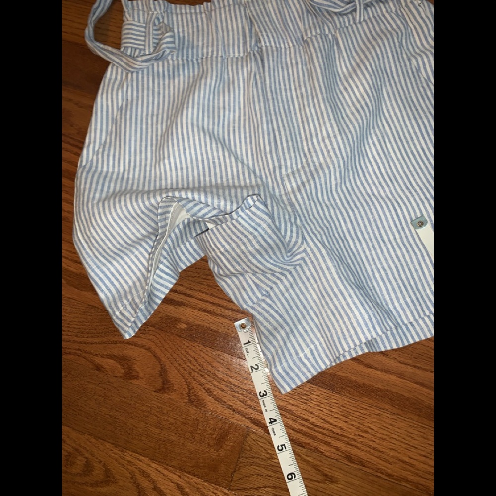 Draper James RSVP Linen blend Paperbag Shorts. Sz S. - Picture 8 of 15